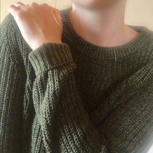Green Pullover Sweater